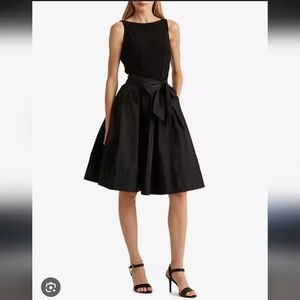 NWOT Lauren Ralph Lauren Elegant Black Sleeveless Dress_16